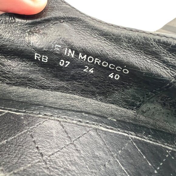 Dansko Giselle Mary Jane Black Leather Shoes Size 40 10 - Picture 9 of 10